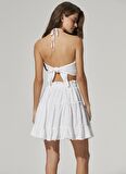 White by Nature Normal Bel Beyaz Kadın Düz Standart Etek WBN3513-L