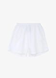 White by Nature Normal Bel Standart Beyaz Kadın Şort 332848