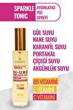 Aydınlatıcı, Yaşlanma Karşıtı, C, E ve B5 Vitamin Glow Skin Mist - Makyaj Öncesi ve Sonrası Sprey