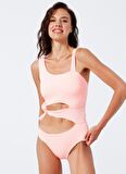 Louren Neon Pembe Kadın Mayokini K3400