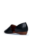 Bueno Shoes Siyah Deri Kadın Klasik Ayakkabı 01wj1605