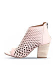 Bueno Shoes Pudra Deri Kadın Topuklu Sandalet 01wl3700