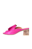 Bueno Shoes Fuşya Deri Kadın Topuklu Terlik 01wn1307