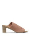 Bueno Shoes Pudra Süet Kadın Topuklu Terlik 01wn1503