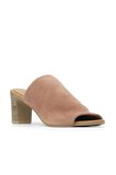 Bueno Shoes Pudra Süet Kadın Topuklu Terlik 01wn1503