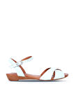 Bueno Shoes Turkuaz Deri Kadın Sandalet 01wn3808