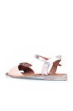 Bueno Shoes Pudra Deri Kadın Düz Sandalet 01wn5022