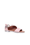 Bueno Shoes Gül Kurusu Deri Kadın Sandalet 01wn5034