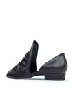 Bueno Shoes Siyah Deri Kadın Klasik Ayakkabı 01wn5111