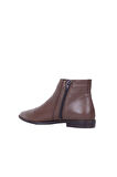 Bueno Shoes Kahverengi Deri Kadın Düz Bot 01wp0703