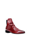 Bueno Shoes Bordo Deri Kadın Düz Bot 01wp5504