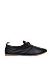 Bueno Shoes Siyah Deri Kadın Günlük Ayakkabı 01wj2123