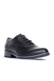 Bueno Shoes Siyah Amf Deri Kadın Az Topuklu Ayakkabı 01wr3300
