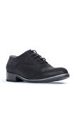 Bueno Shoes Siyah Lzd Deri Kadın Az Topuklu Ayakkabı 01wr3300