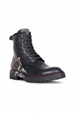 Bueno Shoes Siyah B66c01 Kadın Düz Bot 01wr4201