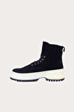 Bueno Shoes Siyah Süet Kadın Spor Bot 01wr4700
