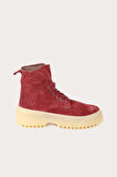 Bueno Shoes Bordo Süet Kadın Spor Bot 01wr4700