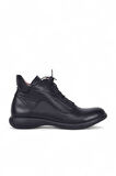 Bueno Shoes Siyah Deri Kadın Düz Bot 01wr7700