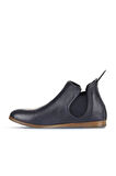 Bueno Shoes Lacivert Deri Kadın Düz Bot 01wp1602
