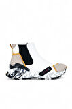 Bueno Shoes Kurşun Deri Kadın Spor Bot 01wr2110