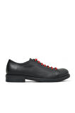 Bueno Shoes Kırmızı Deri Kadın Az Topuklu Ayakkabı 01wr3702