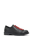 Bueno Shoes Kırmızı Deri Kadın Az Topuklu Ayakkabı 01wr3702