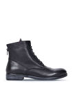 Bueno Shoes Siyah Deri Kadın Düz Bot 01wr4600