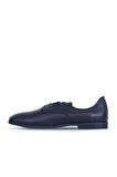 Bueno Shoes Siyah Deri Kadın Az Topuklu Ayakkabı 01wr8700