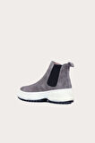 Bueno Shoes Gri Koyu Süet Kadın Spor Bot 01wr4701