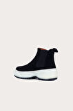 Bueno Shoes Siyah Süet Kadın Spor Bot 01wr4701