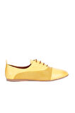 Bueno Shoes Sarı Deri Kadın Babet 01wl1247