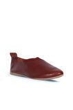 Bueno Shoes Taba Deri Kadın Babet 01wn0702