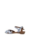 Bueno Shoes Mavi Açık Deri Kadın Sandalet 01wn3808