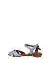 Bueno Shoes Mavi Açık Deri Kadın Sandalet 01wn3808