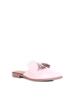 Bueno Shoes Pudra Vizon Deri Kadın Düz Terlik 01wn0111