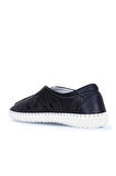 Bueno Shoes Siyah Deri Kadın Günlük Ayakkabı 01wq0402