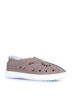 Bueno Shoes Gri Deri Kadın Günlük Ayakkabı 01wq0402
