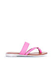 Bueno Shoes Fuşya Deri Kadın Parmak Arası Terlik 01wq2012