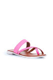 Bueno Shoes Fuşya Deri Kadın Parmak Arası Terlik 01wq2012