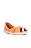 Bueno Shoes Taba Deri Kadın Düz Babet 01wq2410