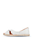 Bueno Shoes Haki Deri Kadın Düz Babet 01wq2410