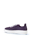Bueno Shoes Lila Deri Kadın Dolgu Topuklu Ayakkabı 01wq4904