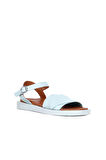 Bueno Shoes Turkuaz Deri Kadın Sandalet 01wq9102