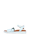 Bueno Shoes Turkuaz Deri Kadın Sandalet 01wq9102