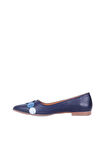 Bueno Shoes Lacivert Deri Kadın Babet 01ws0704