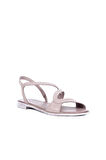 Bueno Shoes Gri Deri Kadın Sandalet 01ws2519