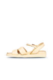 Bueno Shoes Sarı Deri Kadın Sandalet 01ws2824