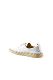 Bueno Shoes Beyaz Sarı Deri Erkek Spor Ayakkabı 01mq0200