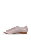 Bueno Shoes Gümüş Deri Kadın Düz Babet 01wl2405
