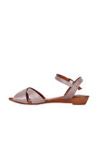 Bueno Shoes Gümüş Deri Kadın Sandalet 01wn3808